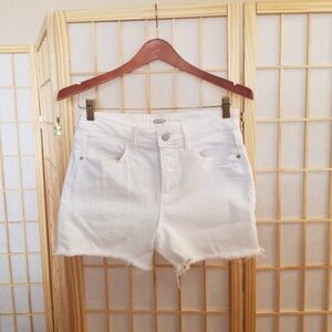Old Navy white denim shorts size 6